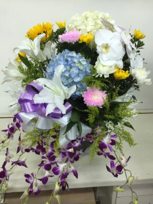 編號:C0029----高雅風情盆花